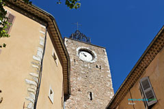 Aups, clock tower Aups, clock tower