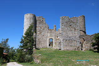 Bargème, château Sabran de Ponteves