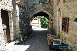 Bargeme, in the village