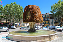 Barjols, fountain