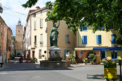 Besse sur Issole, the Marianne's square