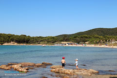 Bormes les Mimosas, plage de Brégançon