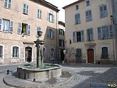 Brignoles, fountain