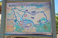 Collobrieres, marked trails map