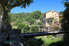 Collobrieres, sawmill footbridge Collobrieres, sawmill footbridge
