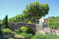 Collobrieres, pont en dos d'âne du XIIe;me sie;cle