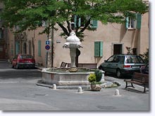 Cotignac, fontaine