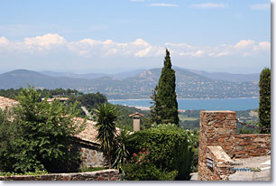 Gassin, vue  sur le Golfe de Saint Tropez