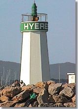 Hyères les Palmiers, entrée du port Hyères les Palmiers, entrée du port