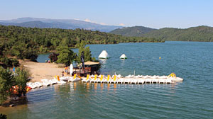 Pedalos sur le Lac de Saint Cassien