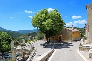 La Martre, terrace
