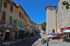 Montferrat, village main square
