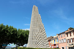 Pierrefeu du Var, monument in memory of the dirigible Dixmude Pierrefeu du Var, monument in memory of the dirigible Dixmude
