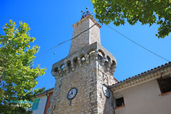 Pignans, campanile tour de l'horloge