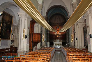 Puget-Ville, intérieur de l'église