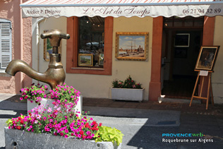 Roquebrune sur Argens, galerie d'art