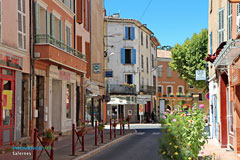 Salernes, main street Salernes, main street