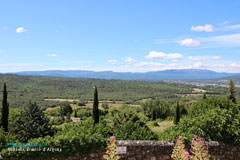 Seillons Source d'Argens, vue sur la plaine