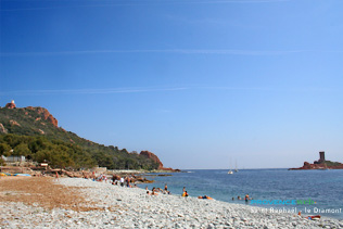 Saint Raphaël, plage du Dramont