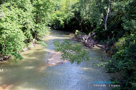 Argens river at Vidauban