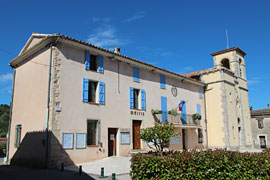 Le Thoronet, church and city hall