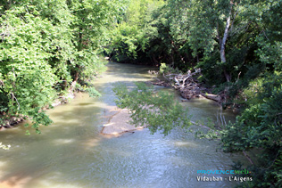 Argens river at Vidauban