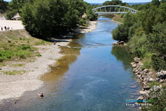 Vinon sur Verdon, baignade dans le Verdon