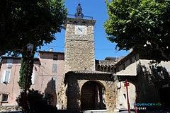 Aubignan, door of the village