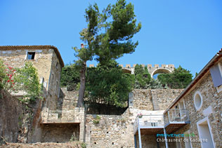 Châteauneuf de Gadagne, maisons en pierre dans le village