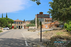 Gigondas, entrée du village