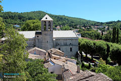 Malaucène, église et paysage