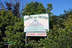 Richerenches, marché aux truffes