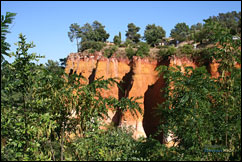 Roussillon, colline des ocres Roussillon, colline des ocres