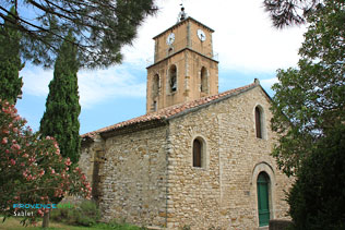 Sablet, church