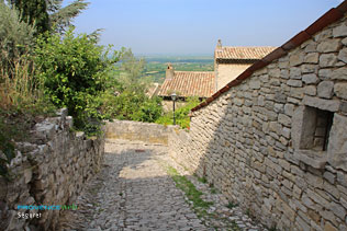 Séguret, calade