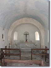 Sivergues, inside the chapel