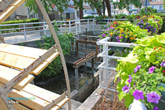 Sorgues, roue à eau Sorgues, roue à eau