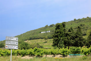 Vacqueyras, vignoble et paysage