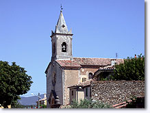 Villes sur Auzon, church