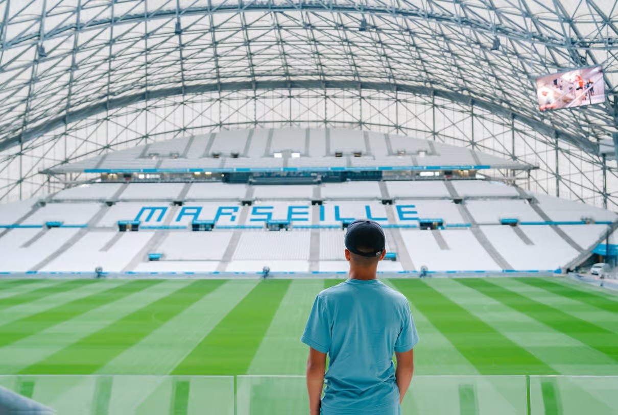 Visite du stade Vélodrome de l'OM
