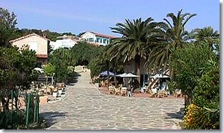 Place sur l'île du Levant