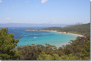 Plage Courtage à Porquerolles