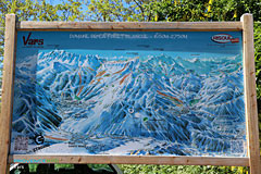 Vars ski slopes