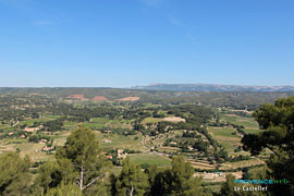 Vue depuis le château du Castellet