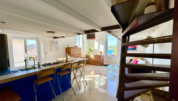 Duplex vue mer à Porquerolles