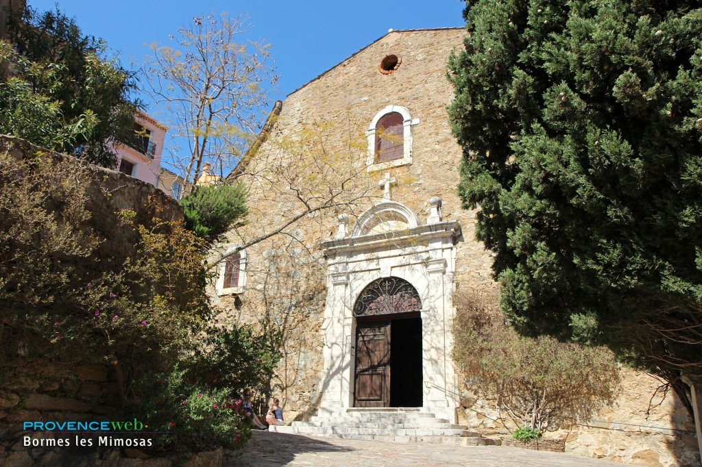 Eglise de Bormes les Mimosas.