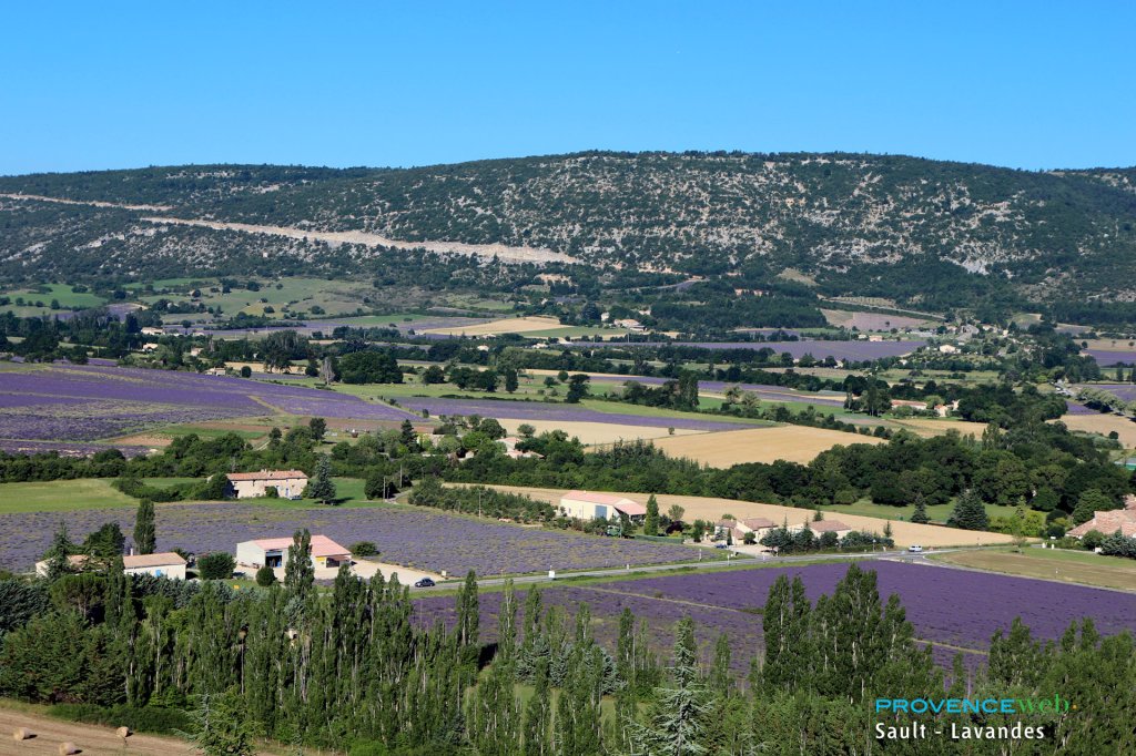 Panorama à Sault.