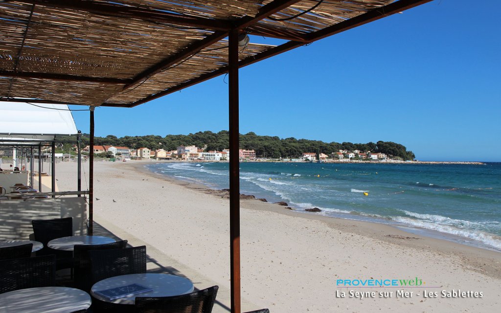Plage des Sablettes.