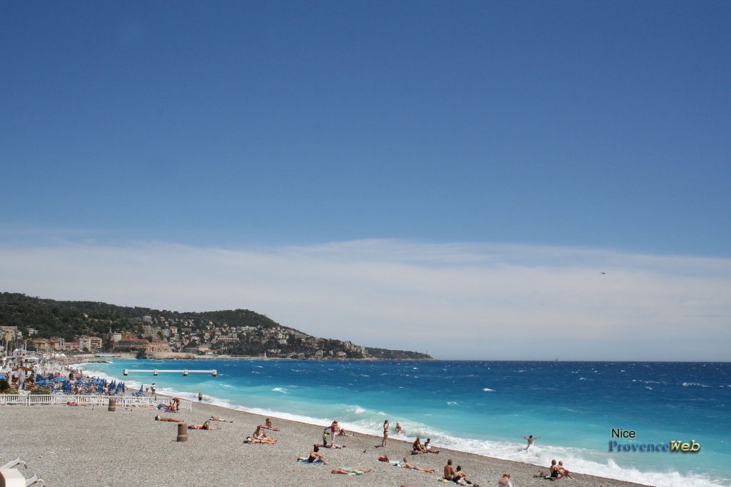 Plage à Nice.