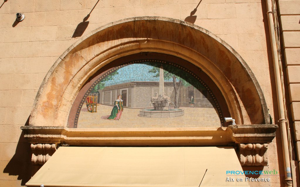 Mosa&iuml;que murale.